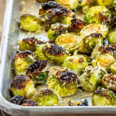 Roasted Brussel Sprouts With Lemon And Garlic Recipe