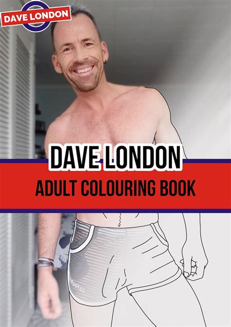 Dave London Adult Colouring Book Etsy Uk