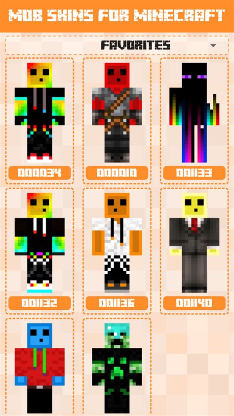 Mob Skins For Minecraft Pe Apps And Games