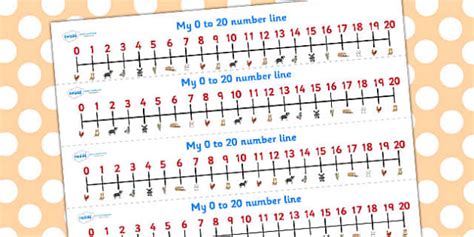 Free The Little Red Hen Number Lines 0 20 Teacher Made