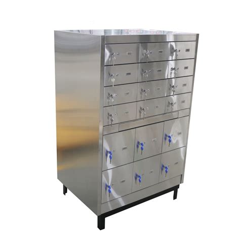 A safe deposit box (or safety deposit box) is an individually secured container—usually a metal box—that stays in the safe or vault of a federally insured bank or credit union. China Bank Hotel Use Safe Deposit Box Safe Box Safety Box ...