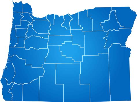 Map Of Oregon Guide Of The World