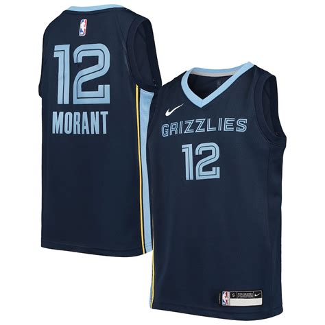 Ja Morant Memphis Grizzlies Nike Youth Team Swingman Jersey Blue