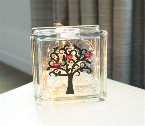 glass block crafts ideas for cricut projects