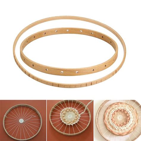 Round Weaving Loom Kit Circular Loom Hoop Frame Weave Etsy