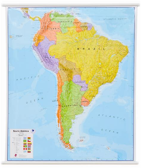 Mapa Konturowa Ameryki Północnej I Południowej Margaret Wiegel