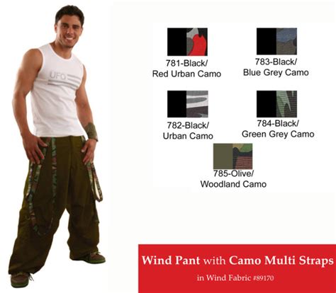 Instead of those hard and rugged doorstops you see in most homes, perhaps a fabric doorstop is. UFO Contemporary - Wind Pant with Camo Multi Straps