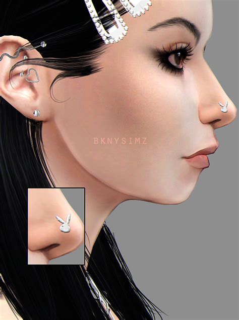 Sims Maxis Match Nose Ring Piercing CC All Free FandomSpot