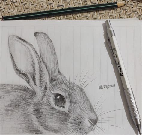 Como Dibujar Un Conejo Realista A Lapiz Reverasite