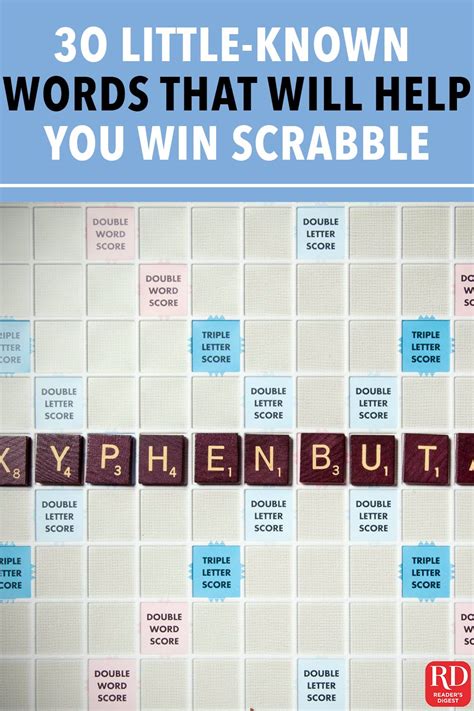 30 Little Known Words That Will Help You Win Scrabble Best Scrabble