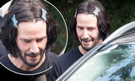 Keanu Reeves Shows Off His Fashion Forward Hairclips Entertainment