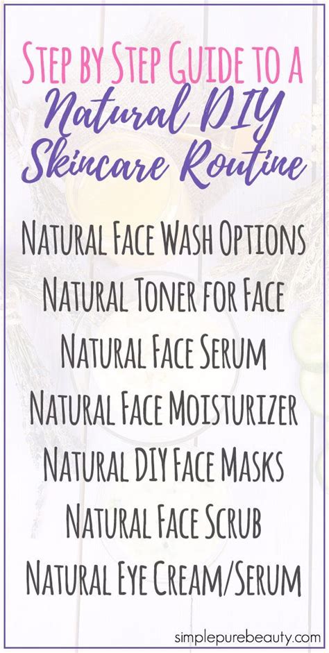 How To Create A Natural Diy Skincare Routine Diy Skin Care Natural