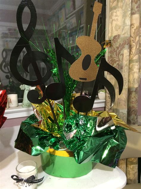 Musical Note Centerpieces Our Music Themed Centerpieces Display An