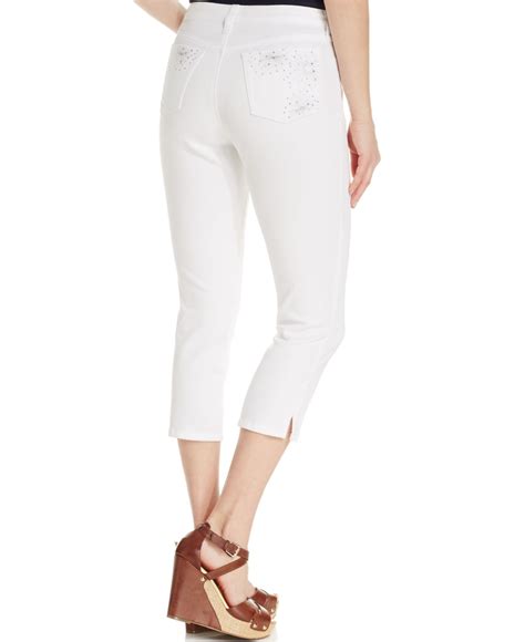 Style And Co White Petite Capri Pants Lyst