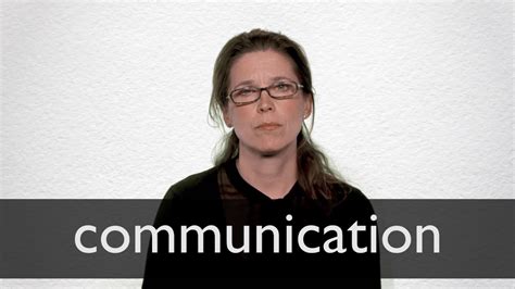 Check spelling or type a new query. How to pronounce COMMUNICATION in British English - YouTube