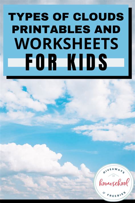 Types Of Clouds Printables And Worksheets For Kids