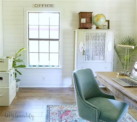 Modern Farmhouse Office Makeover Diy Beautify Creating Beauty At Home