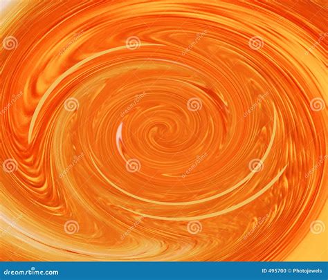 Orange Swirl Stock Photo Image 495700