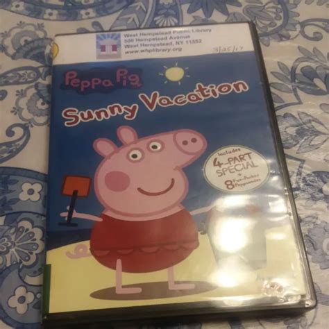 Peppa Pig Sunny Vacation Dvd English Library Copy 499 Picclick