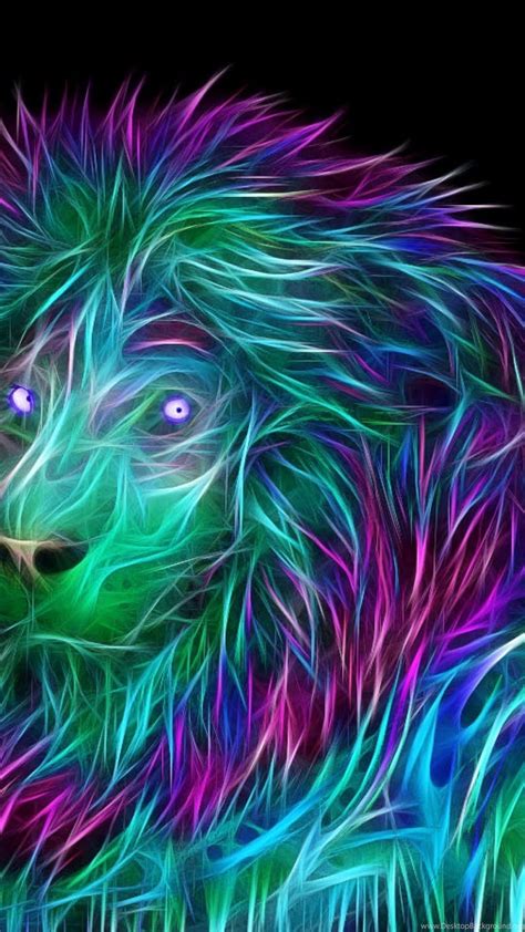Download Wallpapers Abstract 3d Art Lion 4k Ultra Animals Abstract
