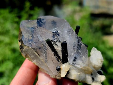 1017 Carat Tourmaline Green Cap Terminated Crystals Gwindle Quartz