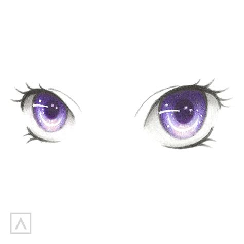 How To Draw Anime Eyes Color Tutorial Pics