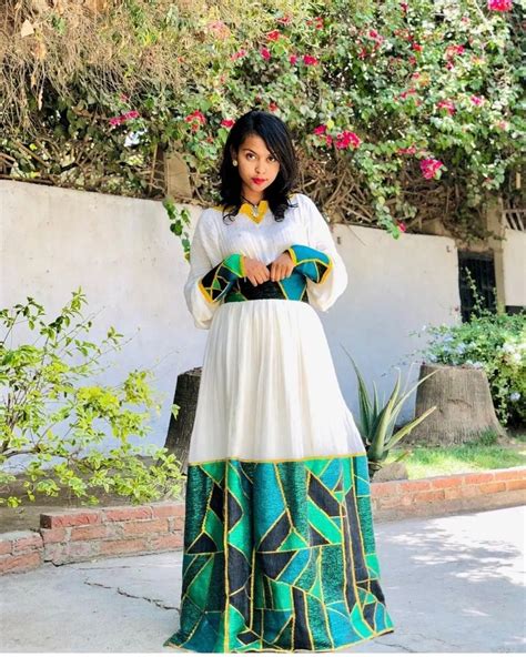 Shewa Amhara Ethiopian Traditional Dress Ethiopian Dress Traditional Dresses