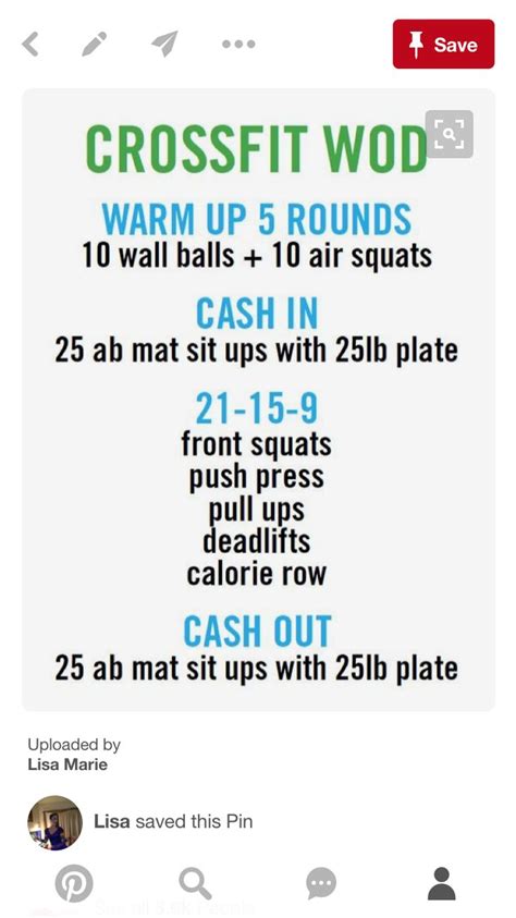 Pin By Carla Garrett On Battles Need To Try Crossfit Workouts Wod