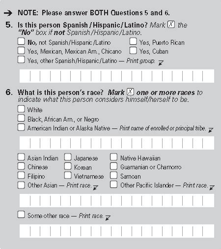 figure 3 1 reproduction of questions on race and hispanic origin from census 2000 agency for