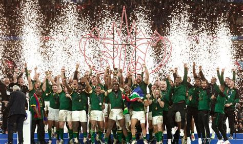 Rugby World Cup Final South Africa Make It Back To Back Trophies With