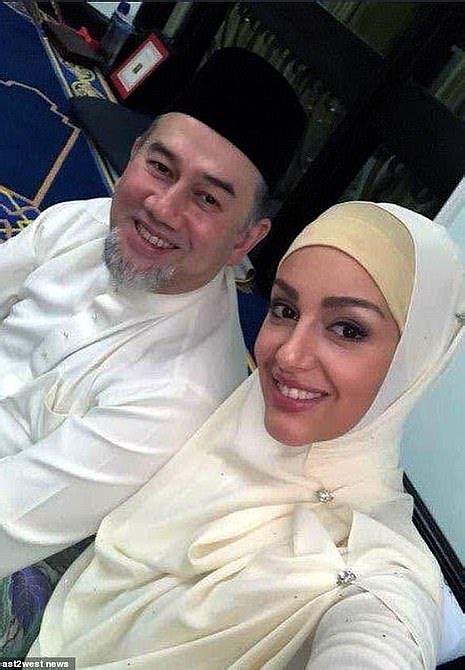 russian beauty queen posts video on social media after divorce from malaysian king express