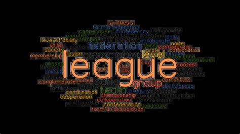 League Synonyms And Related Words What Is Another Word For League