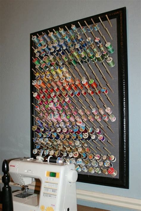 Pin By Ennaoj Law On Tips Sewing Thread Rack Quilting Room Sewing