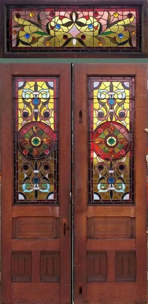 50 Awesome Decorative Glass Doors Ideas Home To Z Stained Glass