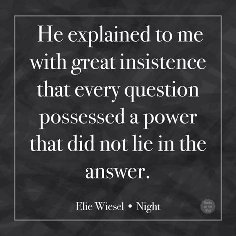 Elie Wiesel Night Quotes About God With Page Numbers Shortquotescc