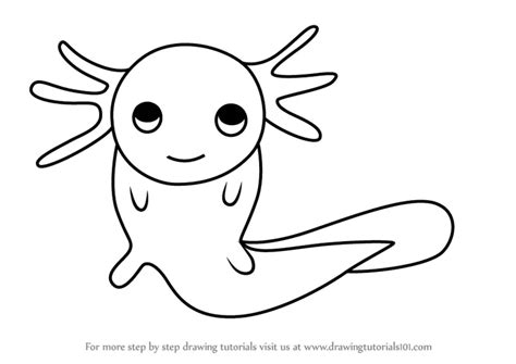 Axolotl Coloring Page Coloring Pages