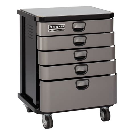 Milwaukee says that the 60″ mobile tool cabinet is made with a. 5-Drawer Platinum Mobile Cabinet: Get More Tool Storage ...