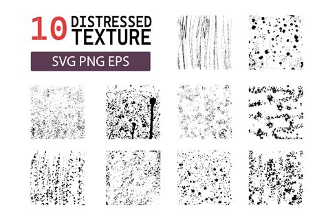 Versatile Distressed Svg Digital File Illustration Par