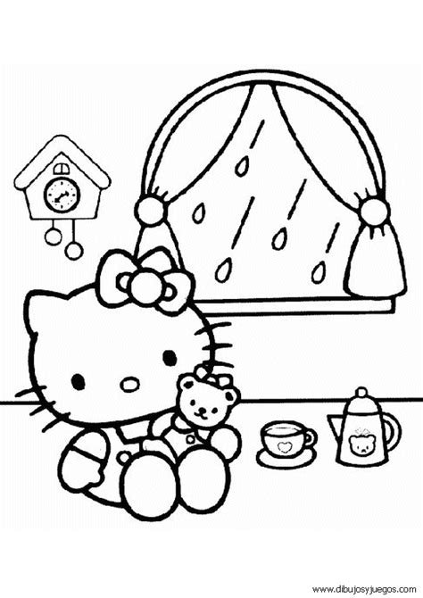 Hello Kitty 030 Dibujos Y Juegos Para Pintar Y Colorear Reverasite