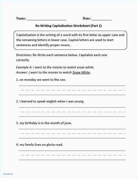 3rd Grade Paragraph Writing Worksheets Briefencounters