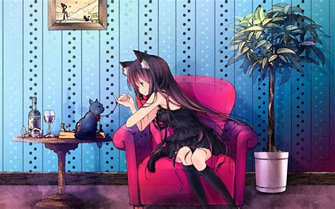 Unduh 77 Gratis Wallpaper Anime Neko Girl Hd Terbaru Background Id