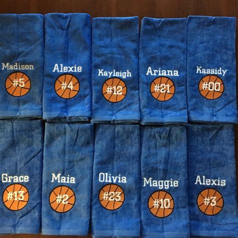 Basketball Towels Great For Your Basketball Player On Your List Or Your