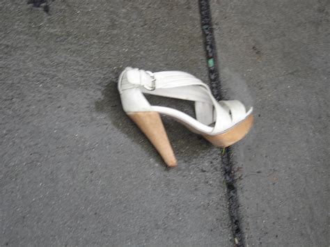 One High Heel Abandoned In Front Of Skeleton Lady Another Flickr