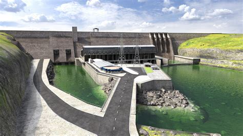 Andrey Simonenko 3d Hydroelectric Dam