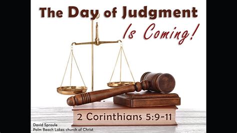 The Day Of Judgment Is Coming Youtube