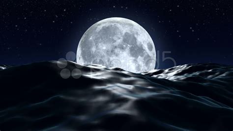HD - Big moon over the ocean Stock Footage,#moon#Big#HD#Footage | Big moon, Ocean, Stock footage