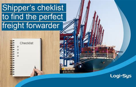 Shippers Checklist To Find The Perfect Freight Forwarder