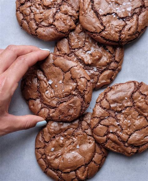 Brownie Crinkle Cookies Recipe The Feedfeed