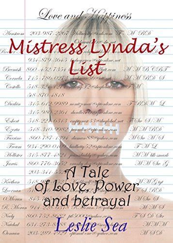 Mistress Lyndas List By Leslie Sea Goodreads