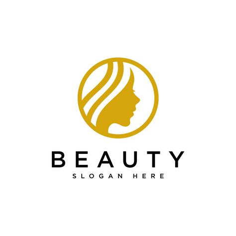 Beauty Woman Face Logo Vector Design MasterBundles